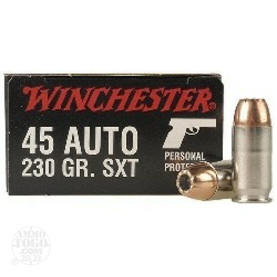 20rds - 45 ACP Winchester Supreme SXT 230gr Hollow Point